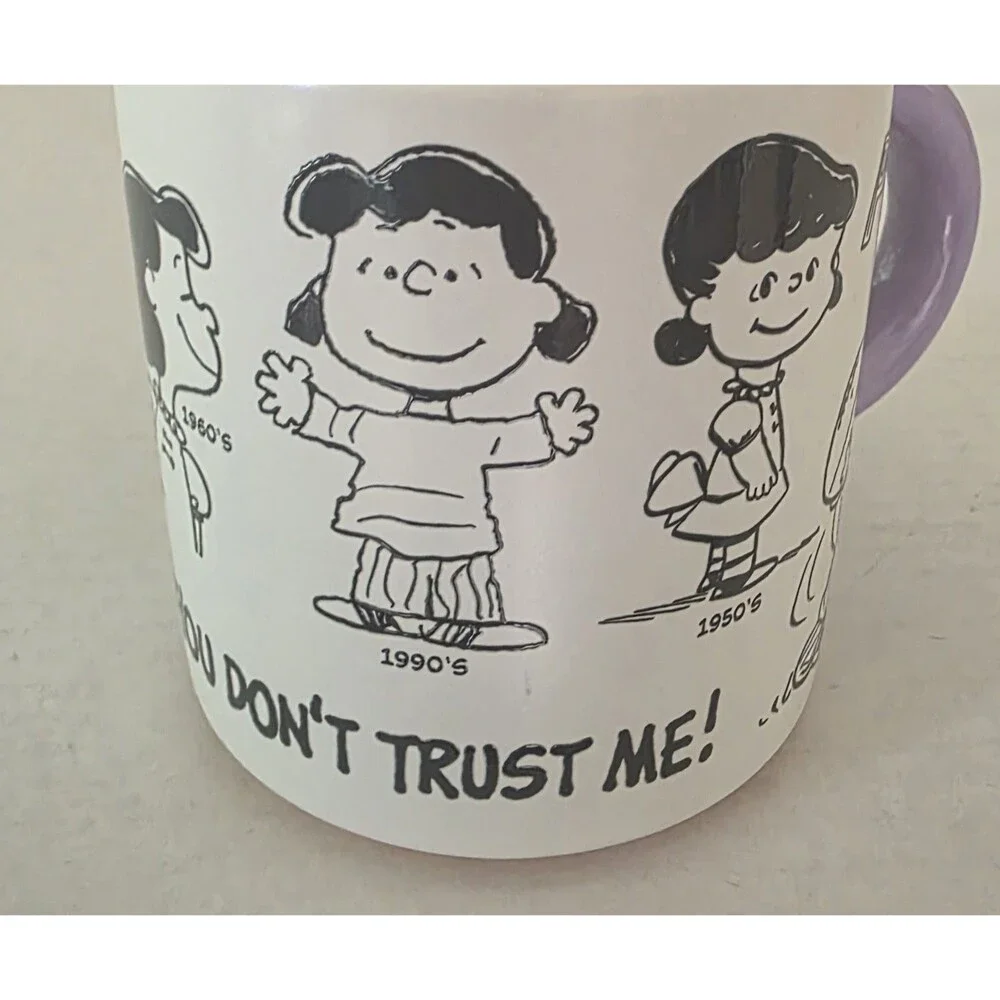 Hallmark Peanuts 75th Anniversary Lucy Through the Decades Coffee Mug